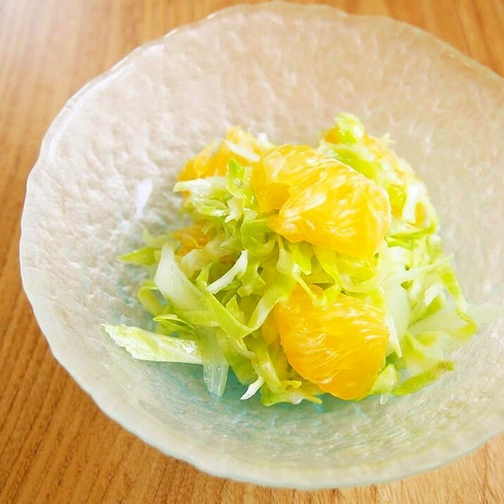 爽やか!甘夏とキャベツのコールスロー♪